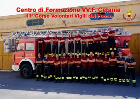 XI° corso Volontari Vigili del Fuoco a Catania