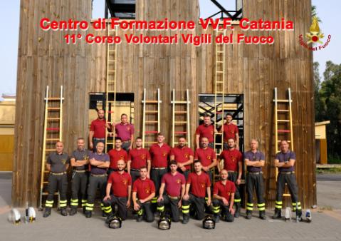 XI° corso Volontari Vigili del Fuoco a Catania
