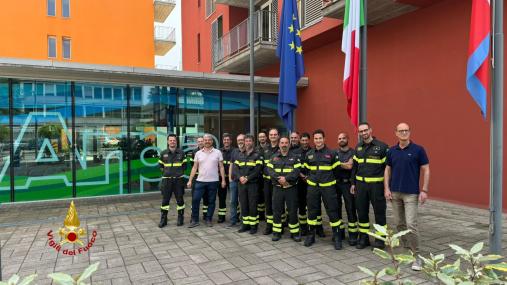 Operatori TAS2 del Piemonte in visita presso il Centro funzionale di ARPA