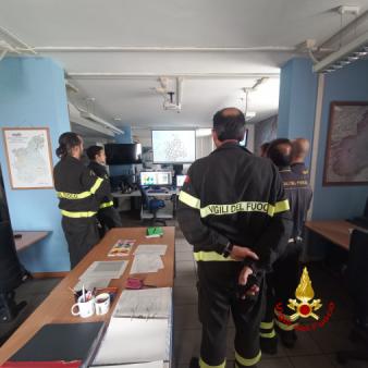 Operatori TAS2 del Piemonte in visita presso il Centro funzionale di ARPA