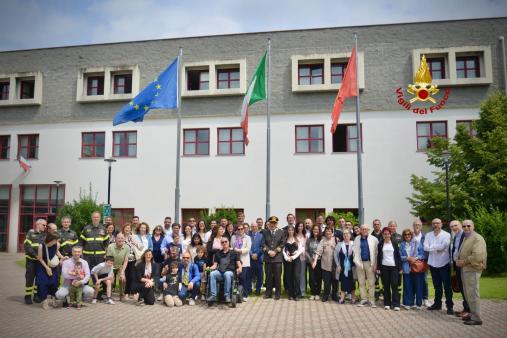 Giuramento di 19 dipendenti del ruolo tecnico-professionale della Direzione Regionale dei Vigili del fuoco del Piemonte