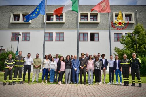 Giuramento di 19 dipendenti del ruolo tecnico-professionale della Direzione Regionale dei Vigili del fuoco del Piemonte