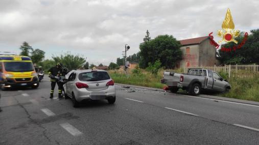 Incidente stradale sulla SS 309: ferite due persone