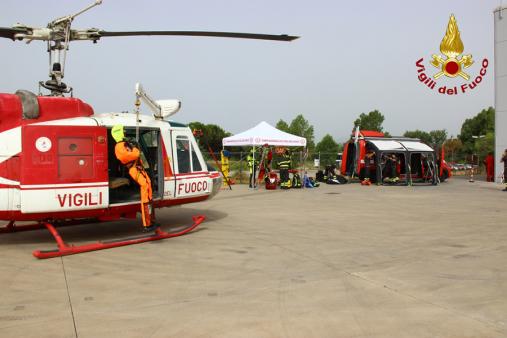 Celebrazioni per il 70° della componente aerea dei Vigili del fuoco