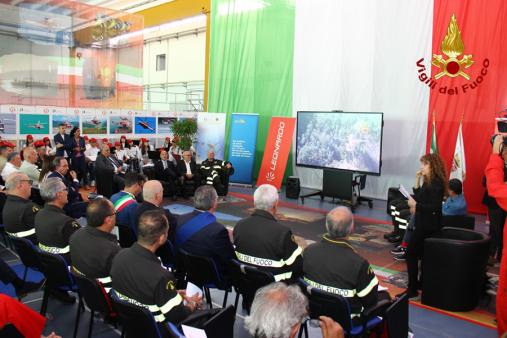 Celebrazioni per il 70° della componente aerea dei Vigili del fuoco