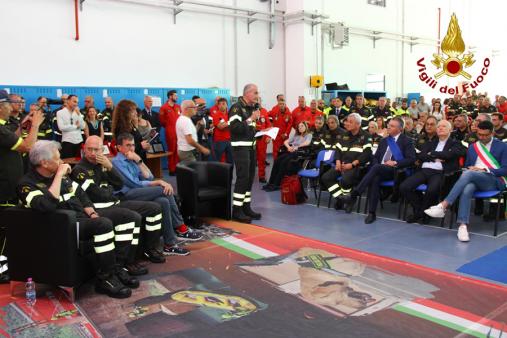 Celebrazioni per il 70° della componente aerea dei Vigili del fuoco