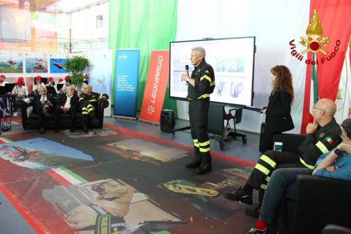 Celebrazioni per il 70° della componente aerea dei Vigili del fuoco