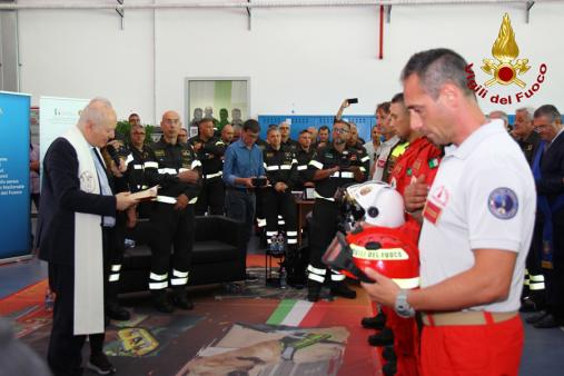 Celebrazioni per il 70° della componente aerea dei Vigili del fuoco