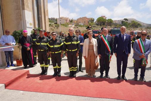 Inaugurazione del presidio rurale VV.F di Custonaci