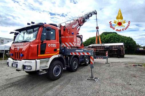 Concluso il corso specialistico per l'estensione alla guida di autogru