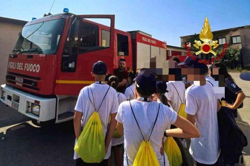 Il distaccamento volontario dei Vigili del fuoco di Trino Vercellese apre le porte ai giovani in occasione del "Chintana Campus"
