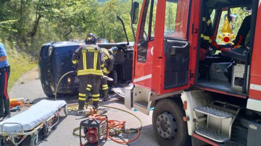 Incidente stradale ad Acquasanta Terme