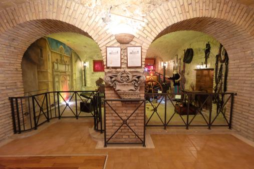 Area del museo dedicata all'incendio domato a cannonate