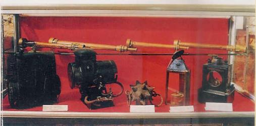 Alcuni oggetti storici dei Vigili del Fuoco