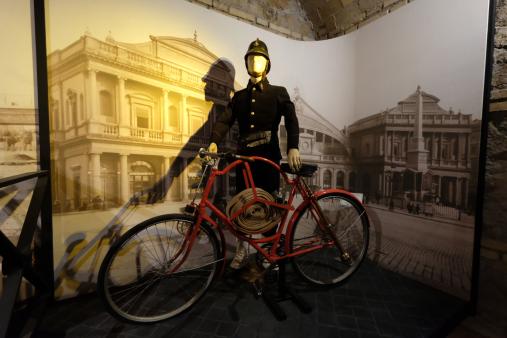 Bicicletta per il servizio antincendi del 1915