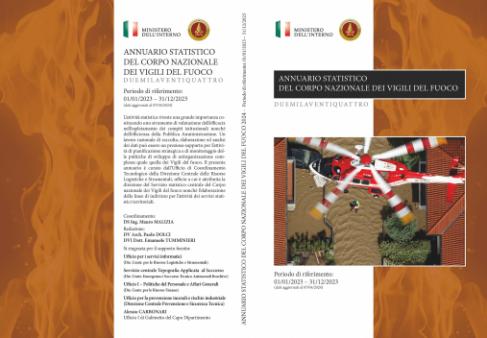 E' consultabile online "l'Annuario statistico del Corpo Nazionale dei Vigili del Fuoco"