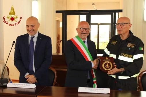 Inaugurazione del presidio rurale VV.F di Custonaci