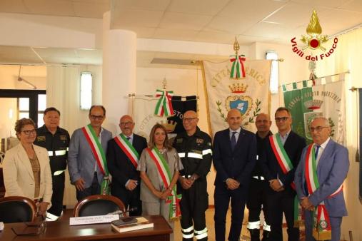 Inaugurazione del presidio rurale VV.F di Custonaci