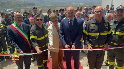 Inaugurazione del presidio rurale VV.F di Custonaci
