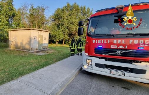 Incendio cabina elettrica a Codroipo, alcune zone senza corrente