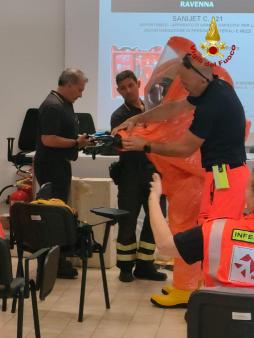 Esercitazione congiunta NBCR tra Vigili del fuoco e Romagna Soccorso