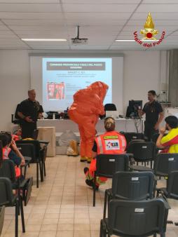 Esercitazione congiunta NBCR tra Vigili del fuoco e Romagna Soccorso