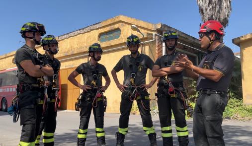 97° corso al Centro di Formazione VV.F. di Catania per il SAF Basico