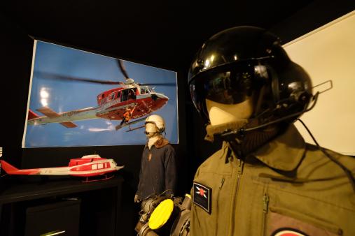 L'area dedicata al Nucleo Elicotteri