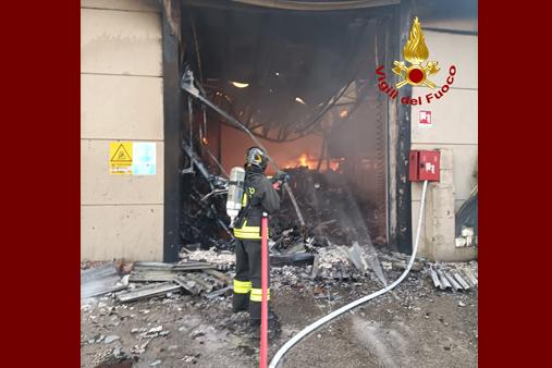 Intevrenti sul territorio dei Vigil idel fuoco del comando