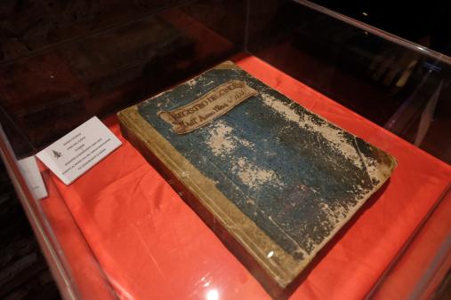 Registro degli incendi degli anni compresi tra il 1824 e il 1835