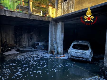 Abitazione in fiamme a Zugliano