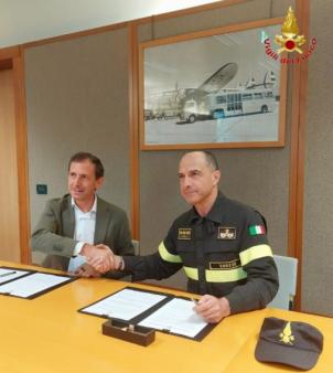 Vigili del Fuoco e SEA rinnovano l'accordo