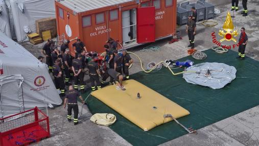 Sesta esercitazione nazionale di Colonna Mobile per i Vigili del fuoco delle Marche