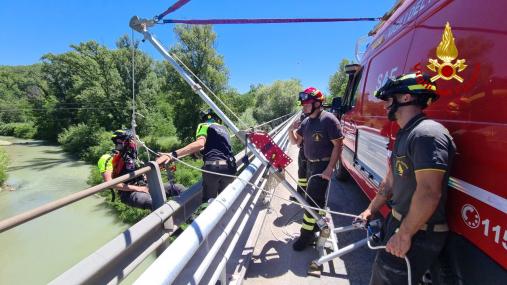 Sesta esercitazione nazionale di Colonna Mobile per i Vigili del fuoco delle Marche