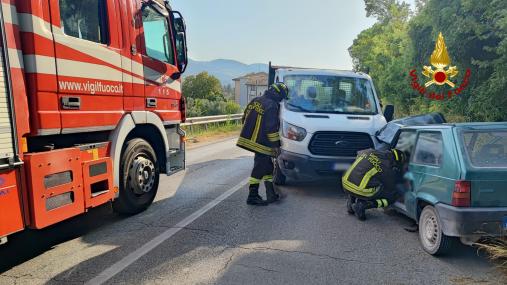 SAN SEVERINO MARCHE (MC) – INCIDENTE STRADALE