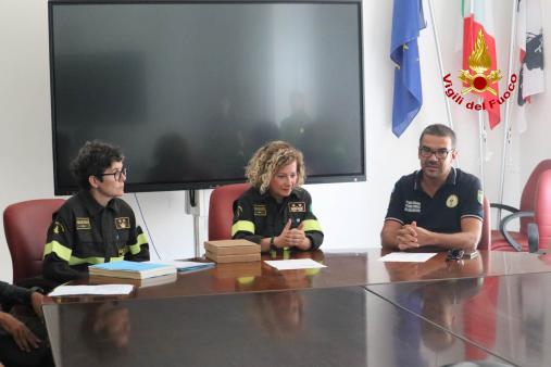 Cerimonia di chiusura dei seminari informativi sulle tecniche di Topografia Applicata al Soccorso