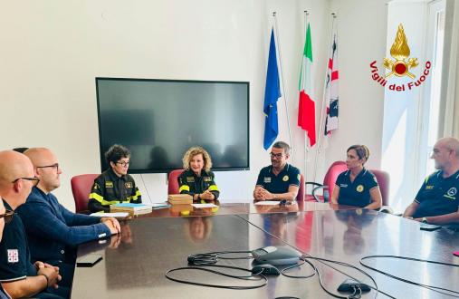 Cerimonia di chiusura dei seminari informativi sulle tecniche di Topografia Applicata al Soccorso