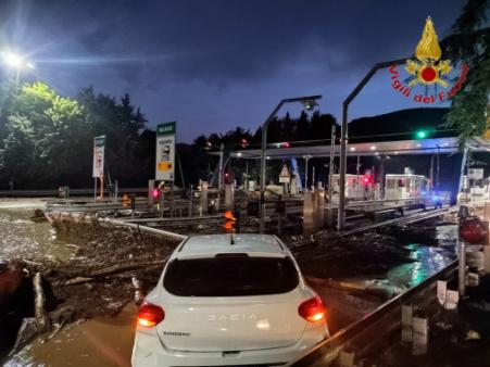 Gli interventi dei Vigili del fuoco per il maltempo in Irpinia