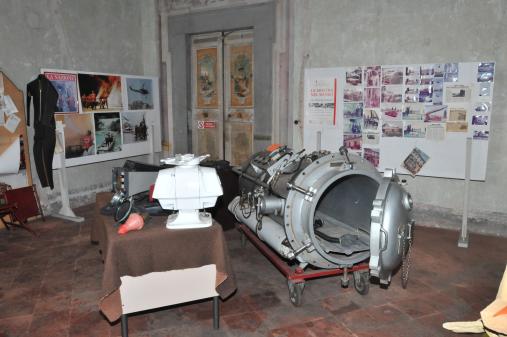 Il settore del museo dedicato ai sommozzatori