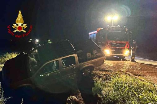 Incidente stradale sulla SP18 nel comune di Lignana