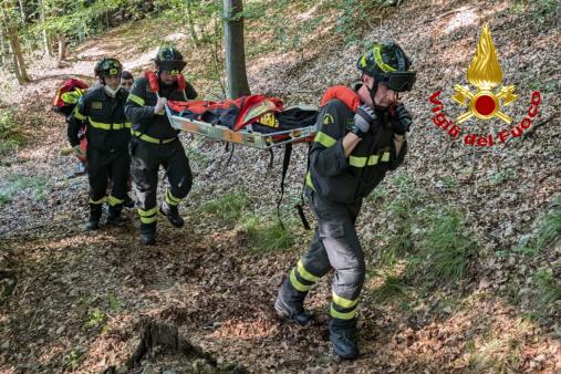 Soccorso a persona a Folecchio di Rossa