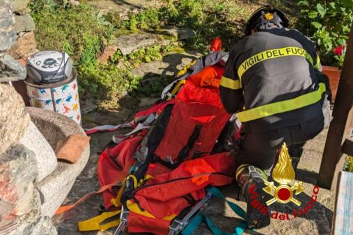 Soccorso a persona a Folecchio di Rossa