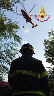 Soccorso a persona a Folecchio di Rossa