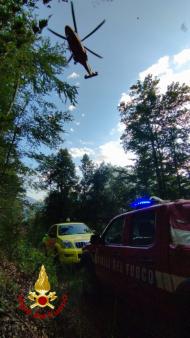 Soccorso a persona a Folecchio di Rossa