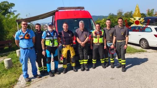 Disinnesco di un'ordigno bellico risalente a Nova Gorizia (SLO)