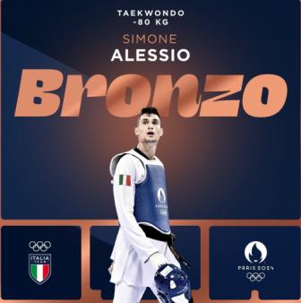 Parigi, le Fiamme Rosse brillano ai Giochi Olimpici: fantastico bronzo per Simone Alessio, brave Giorgia Pelacchi e Lucrezia Magistris