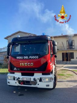 Incendio abitazione a Prato