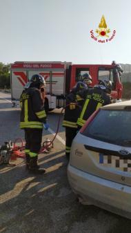 Vigili del Fuoco impegnati in quattro incidenti stradali