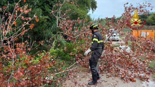 Ascoli Piceno, forte ondata di maltempo a San Benedetto del Tronto