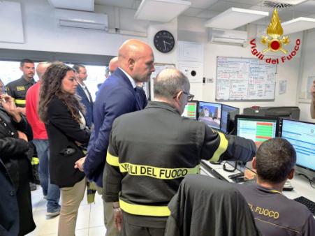 Visita alla sala operativa